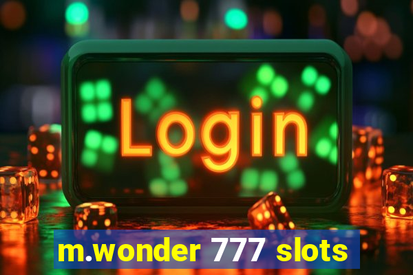 m.wonder 777 slots